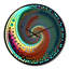 Horloge murale Iridiscdent-1496819301