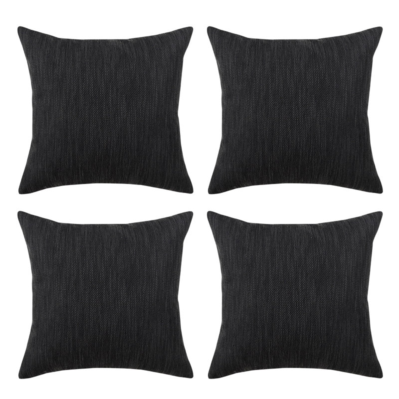 Nicoel Square Cushion, Charcoal