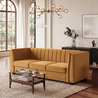 89" Velvet Sofa