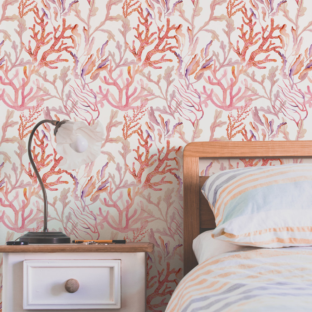 Teardo Self-Adhesive Wallpaper Roll, Rose Quartz