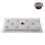 Base de douche 60 po x 36 po Alcove en acrylique noir brillant avec bonde centrale, bonde incluse-115186223