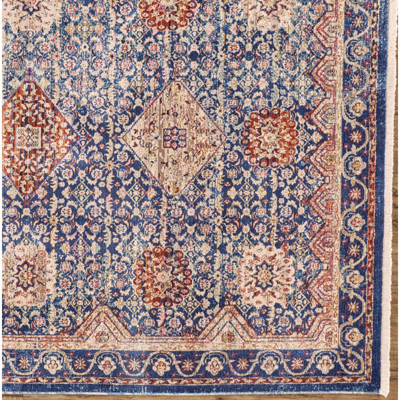 Viscose Southwestern Indoor Rug, Rectangle 9'6" x 12'7"