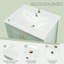 Meuble-lavabo compact de 24 po