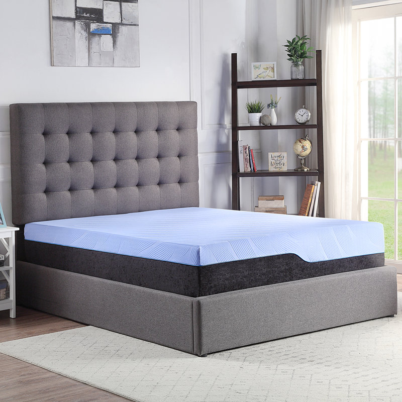 Refresh 12 Inch Hybrid Cooling Gelcare Memory Foam And Coil Adult Mattress, Twin