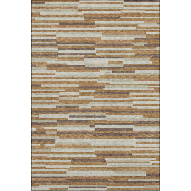 Premium Machine Washable Prisco Paprika Rug