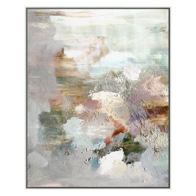 Beneath The Surface Print by Hope Bainbridge, 50" H x 40" W x 2.63" D, White Framed