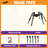 Halloween Spider Web and 59'' Giant Spider