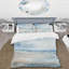 Ensemble de housse de couette Coastal Beach Minimal Scenery II - Coastal Ocean-107147117