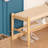 Maceus Solid Wood Entryway Bench with Shoe Storage-1643612351