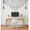 Adhésif social médias sociaux, décoration murale de bureau média numérique, autocollant mural en vinyle technologie, autocollant mural entreprise, bureau d'ordinateur décoration 216LU