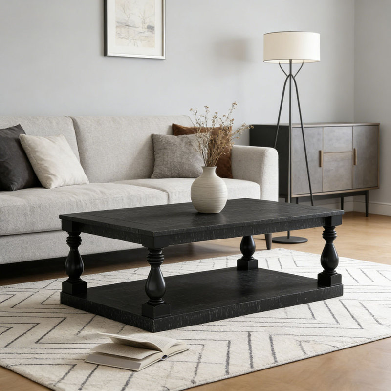Table basse, Noir