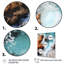 Vue aérienne de Blue Rocky Beach II - plage, art mural-990259120-990259144