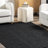 Bernyce Handmade Tufted Farmhouse Jute Black Rug-902024957