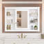 Armoire de salle de bain murale 42 ", armoire à pharmacie, armoire murale moderne avec miroir