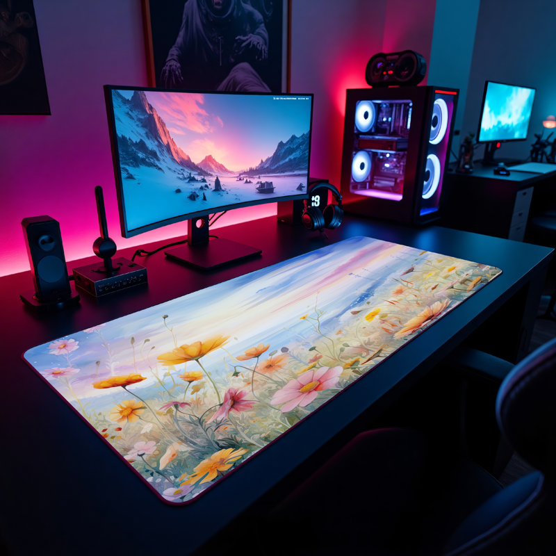 Polyester Desk Pad, 23.6x13.8