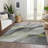 Machine Washable Indoor/Outdoor Cinead ACN1668 Aloe Rug-104386923