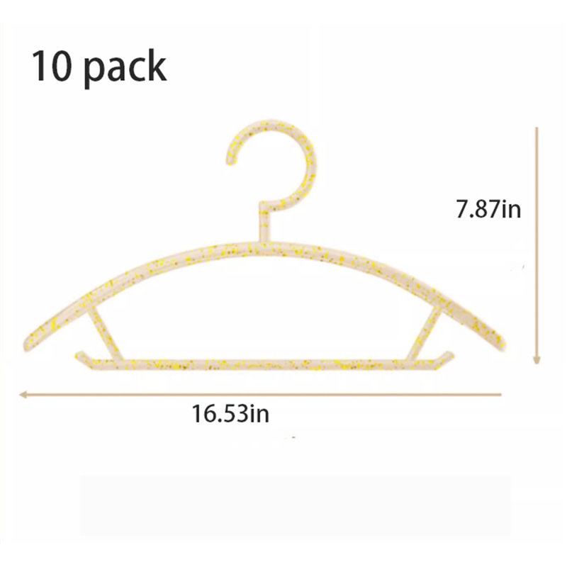 Cintre en plastique antidérapant pour robe / chandail / chandail Nefisa, 10
