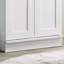 Armoire de rangement élégante avec panneau encadré