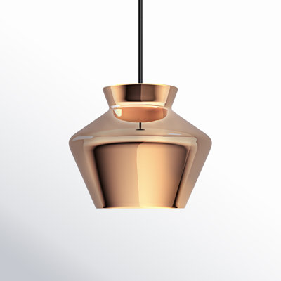 Single Light Glass Dimmable LED Pendant