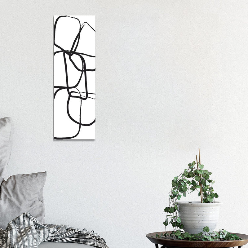 Abstract Iv by Honeymoon Hotel - Wrapped Canvas Panoramic Print, 30.48 cm H x 91.44 cm W x 1.91 cm D