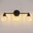 3-Light Dimmable Bathroom Vanity Light, Modern Light Fixtures with  with Clear Glass Shades (3 B11 Bulbs Included)-1977788859