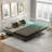 Metal Daybed With Led And Adjustable Trundle-1302247685