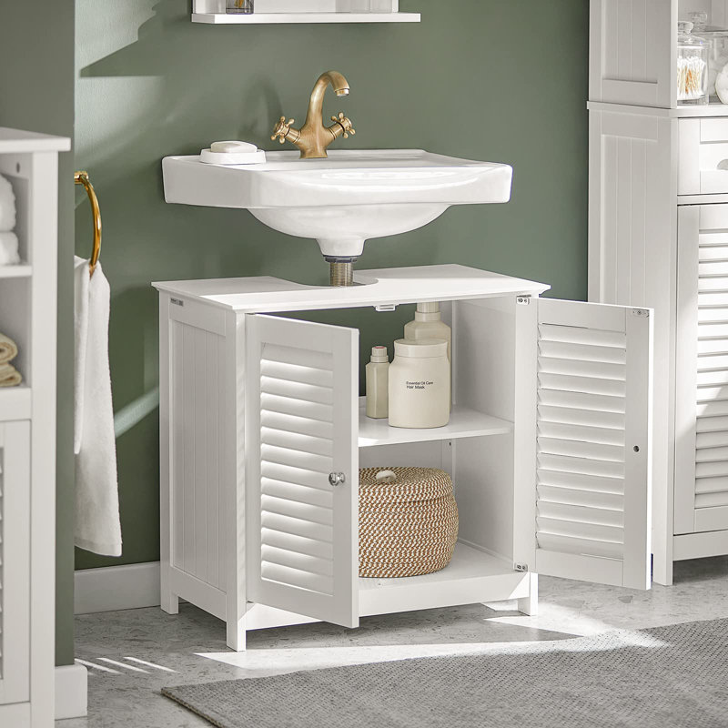 Lyonsdale Freestanding Under Sink Cabinet, White