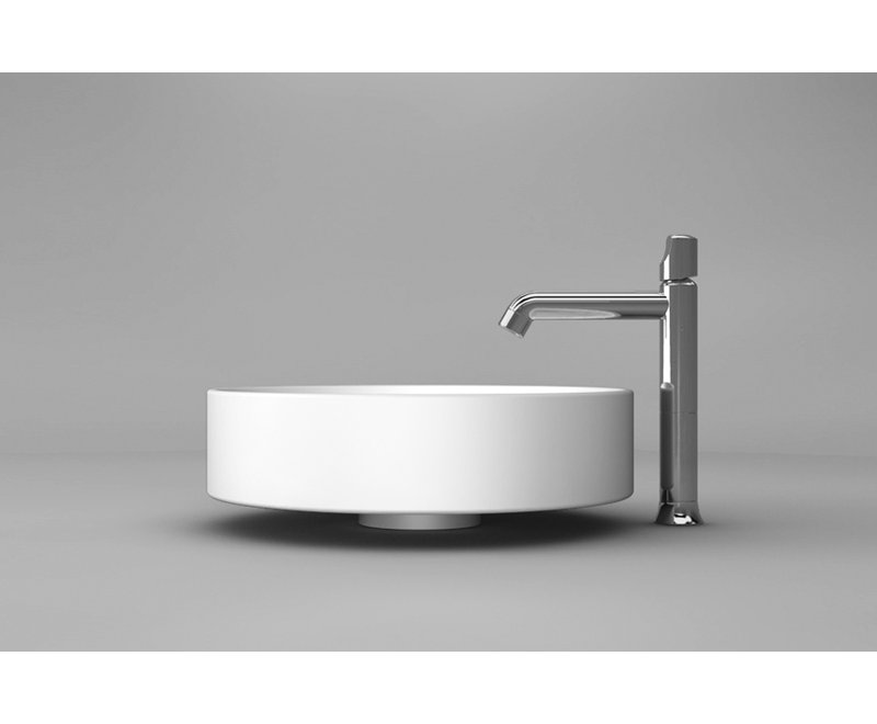 Rho 16.2'' L Bathroom Sink, Starlight White