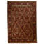 Oriental Hand-Knotted Wool Area Rug in Red/Brown/Gray-50887010