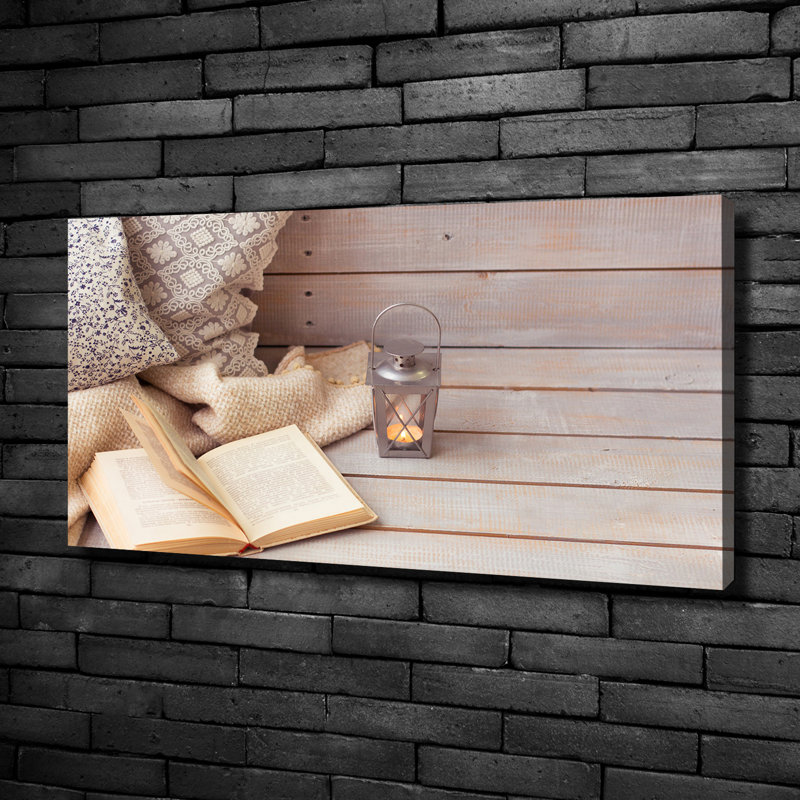 Relax At The Book - Wrapped Canvas Print
