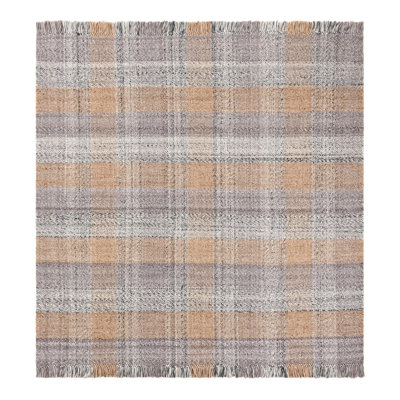 Eco Plaid Indoor Outdoor Washable Plaid Indoor / Outdoor Rug