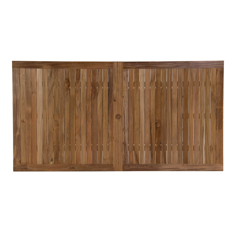 Table de salle à manger rectangulaire d'extérieur L 120 po x l 42 po