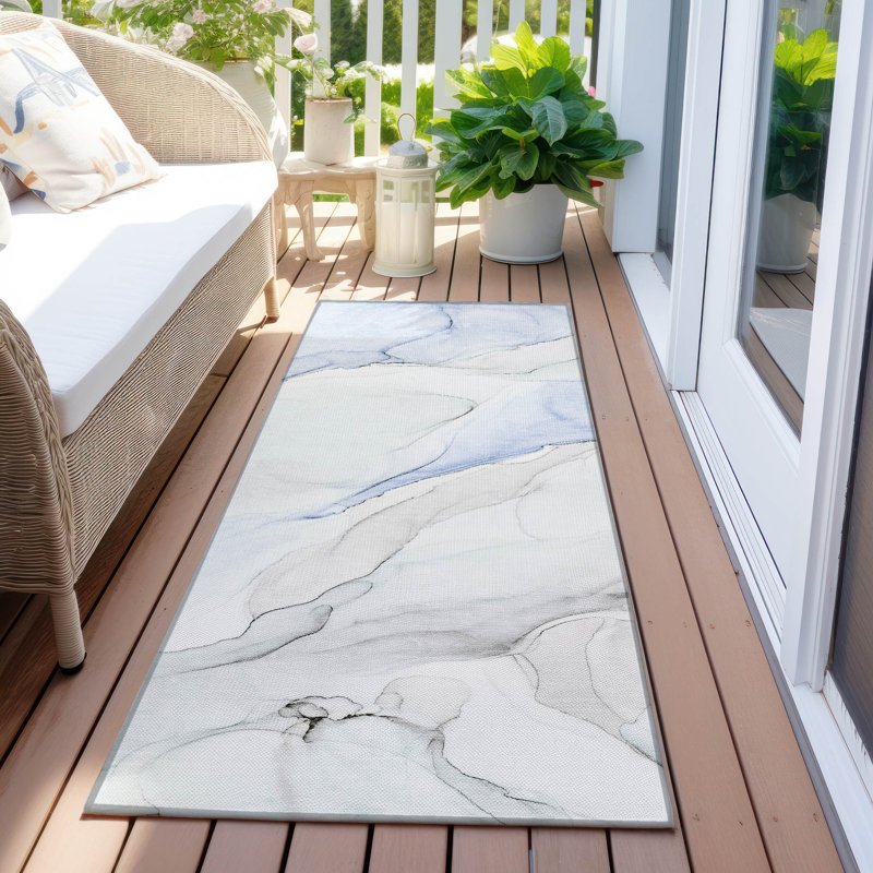 Tapis rectangulaire Kiaire, Tapis de couloir 2 pi 3 po x 7 pi 6 po