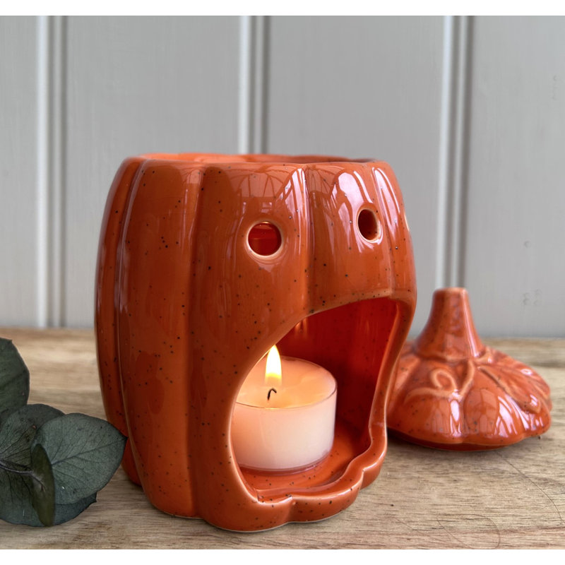 Ceramic Tabletop Wax Warmer, Orange
