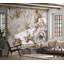 Murale botanique pelez et collez Gadbois - motif floral rétro-101257373