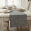 Chemin de table en coton avec bords cousus décoratifs, écharpe de commode, couvercle supérieur de meuble-437755276-441778284