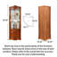 18.5 " L Solid Wood Bar Cabinet