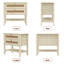 Table de chevet en rotin