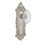 Victorian Plate with Decorative Keyhole and Crystal Victorian Knob