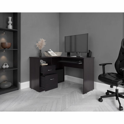 Jexiel L-Shaped Computer Desk