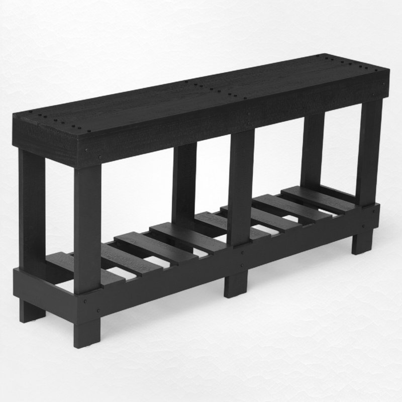 63.03" Console Table, Black