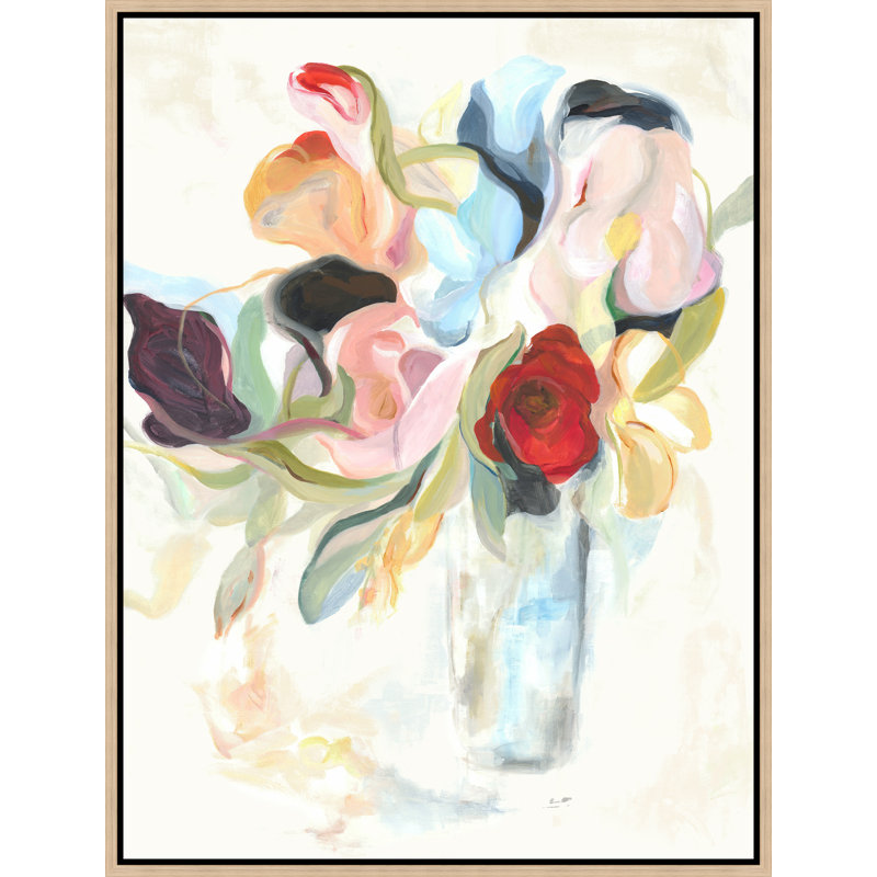 «Shelf Life» par Giselle Kelly, peinture encadrée, Image au gel brossé