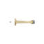 Deltana BDS30U4 3-1/4" Baseboard Door Bumper, Solid Brass in Brushed Brass-503353148