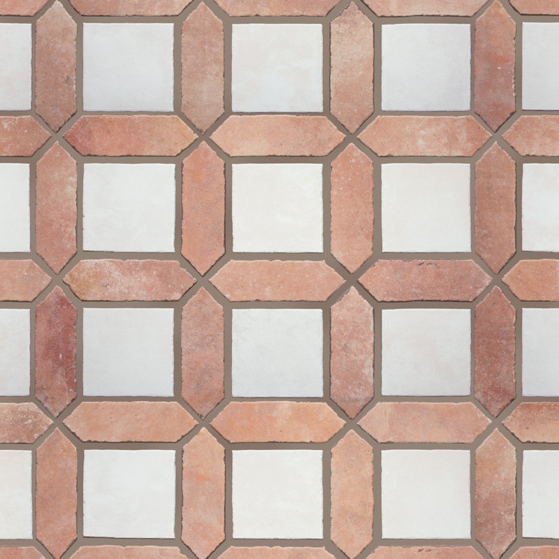 Picket Arenta 14-5/8 In. X 22-1/2 In. Porcelain Floor And Wall Tile, Tan/White
