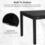 Ensemble repas pour 6 personnes avec table extensible - Comprend 4 fauteuils fixes et 2 fauteuils pivotants
