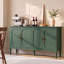 Buffet de 59 po de largeur avec tablettes réglables et 4 portes Collynns-1575287164