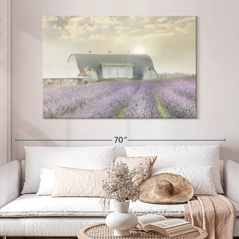 Alvord Lavender Morning, H 34 po x l 51 po