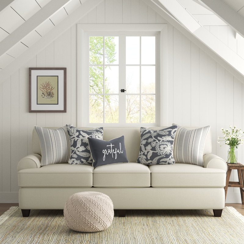 Paul Upholstered 88'' Sleeper Sofa, Awesome Oatmeal, Sleep Sofa