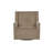 Lural Swivel Brown Rocker Chair