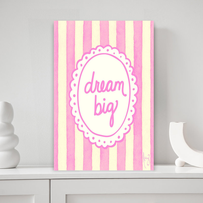«Dream Big», art mural contemporain abstrait, H 18 po x l 12 po
